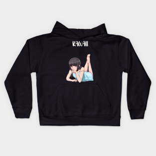 kawaii sleepover girl v2 Kids Hoodie